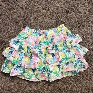 Tropical Ruffle Skirt